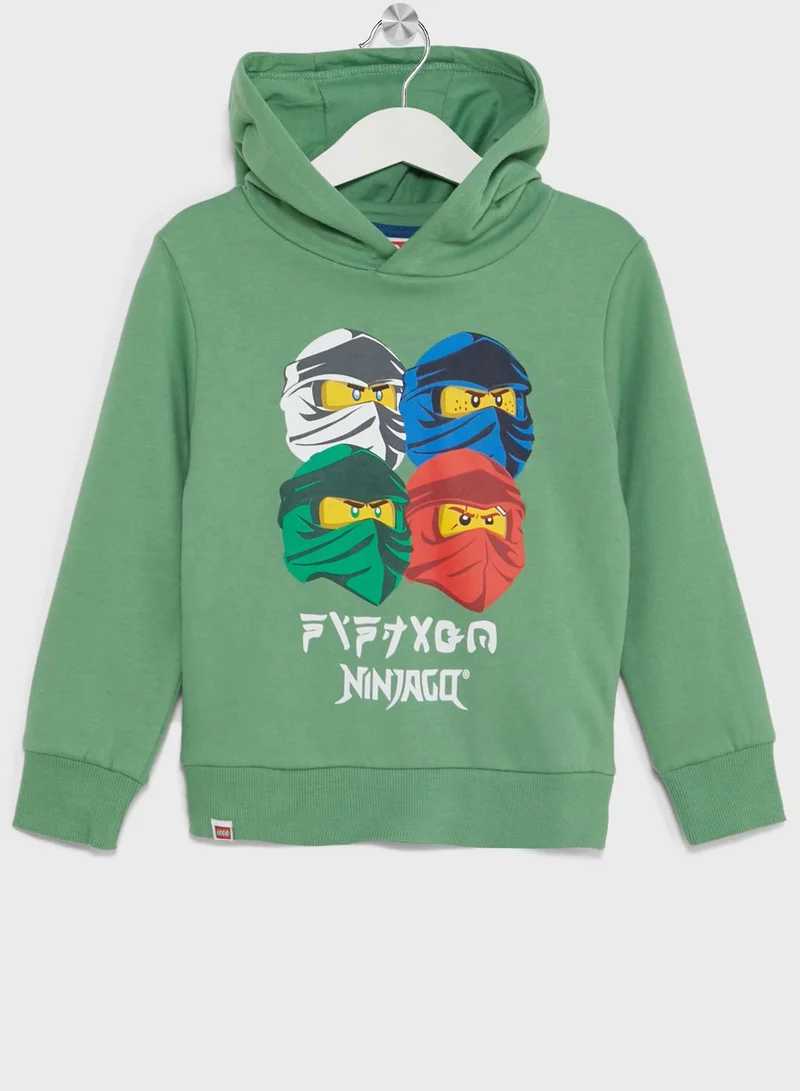 LEGO Lego Ninjago Boys Printed Hoodie