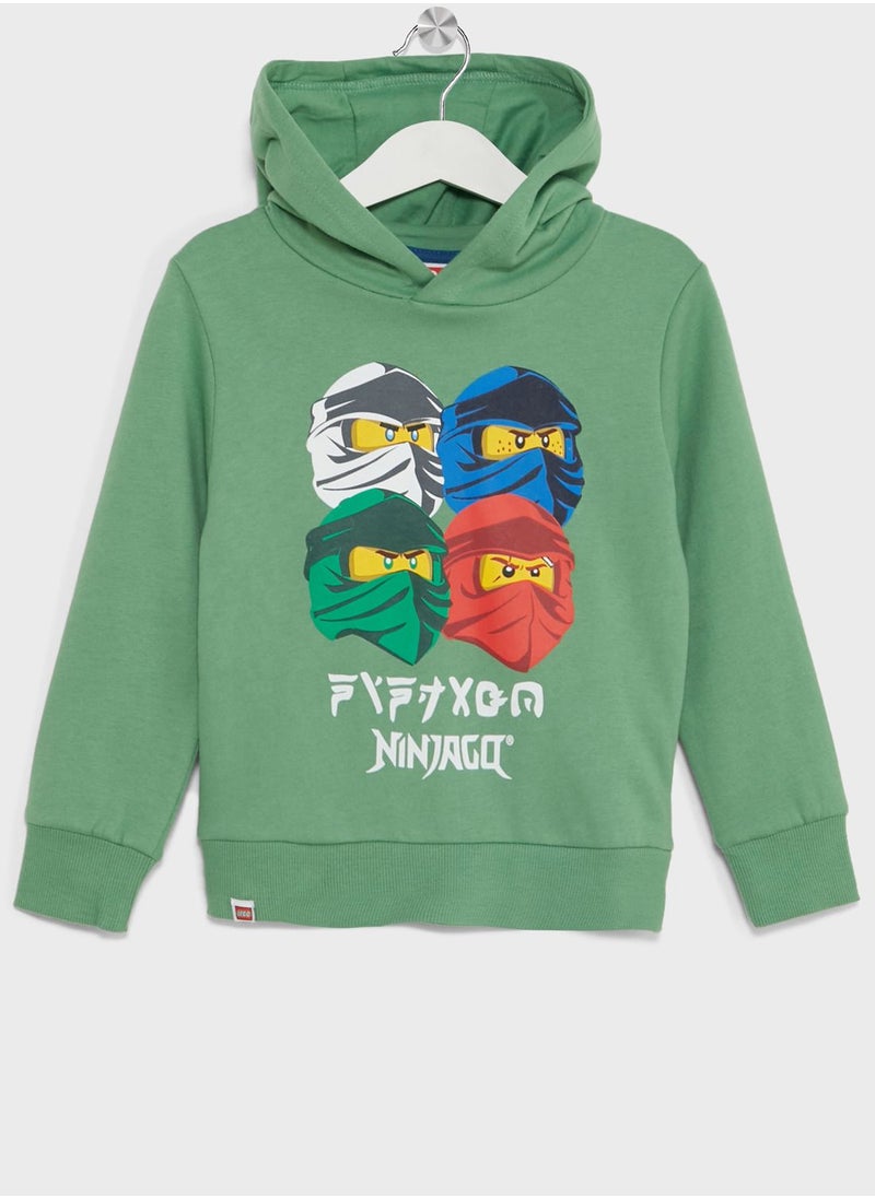 LEGO - Lego Ninjago Boys Printed Hoodie - Image 1