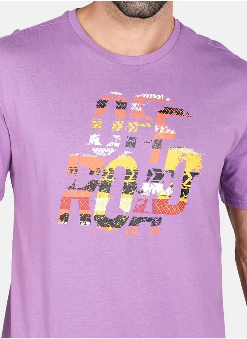 DRIP Graphic Printed Crew Neck T-Shirt