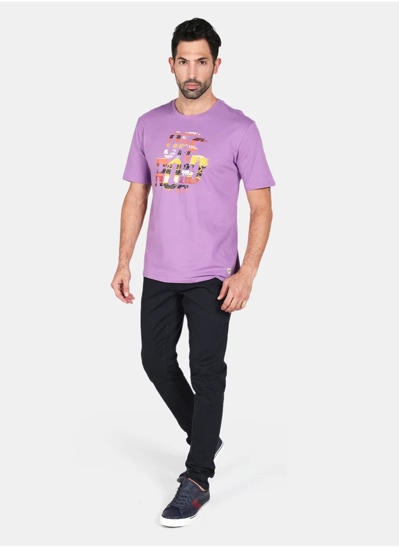 DRIP Graphic Printed Crew Neck T-Shirt