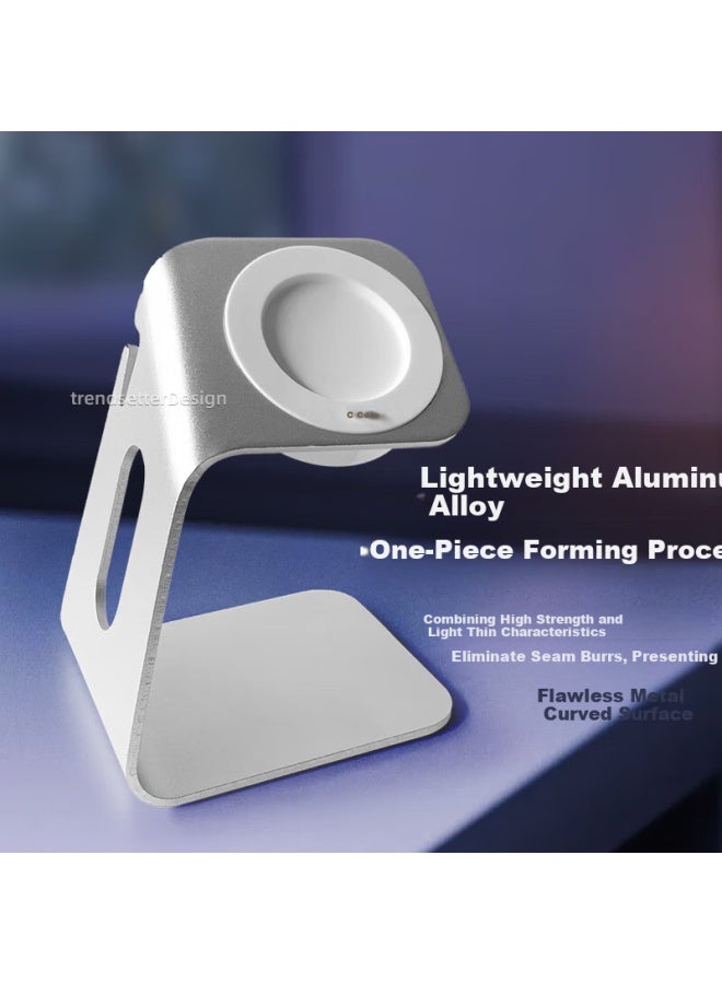 trendsetter حامل شحن 1-في-1 لساعات شاومي S2/S3/S4، متوافق مع حامل شحن الجيل الثاني والثالث H1/2pro بقاعدة مغناطيسية - Image 4