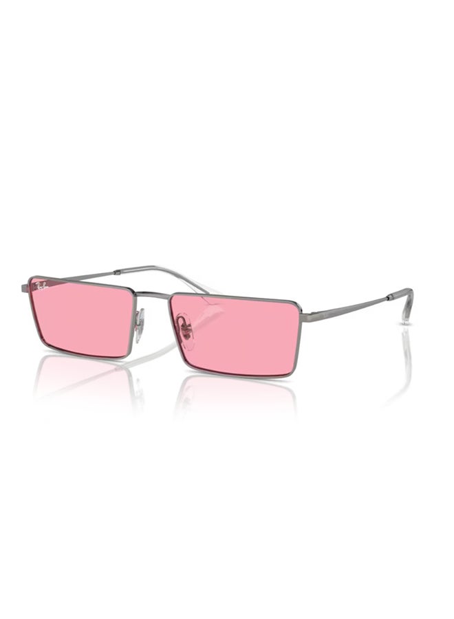 Ray-Ban Women Ray-Ban RB3741 004/84 Women's Rectangular Sunglasses - Lens Size: 59 mm - Image 1