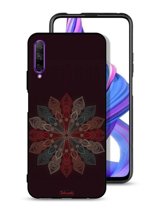 Tolwak Honor 9X Pro Protective Case Cover Mandala Flower Art - Image 1