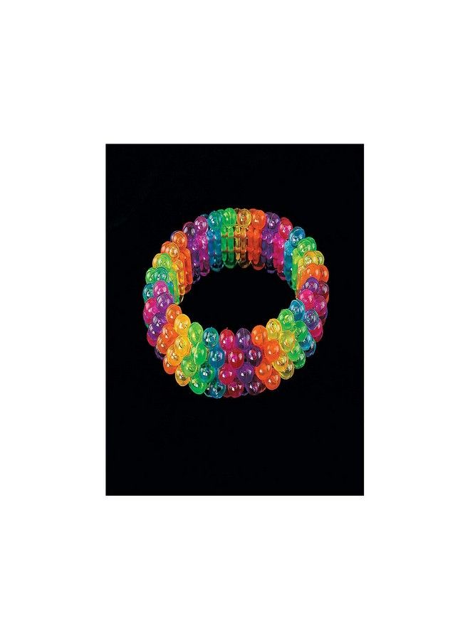 Fun Express Beaded Rainbow Bracelets - Jewelry - 12 Pieces - Image 1