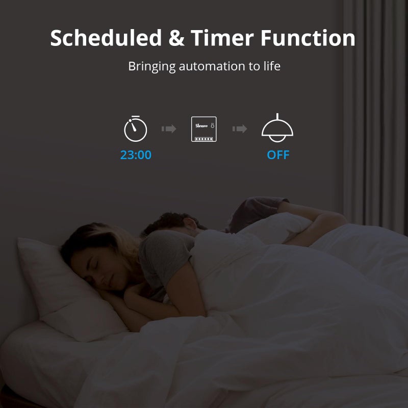 SONOFF ZBMINI ZigBee Mini Smart Light Switch(2 Way), Works with Alexa, SmartThings Hub, Google Home&SONOFF ZBBridge, ZigBee Hub Required, Neutral Wire Required - Image 5