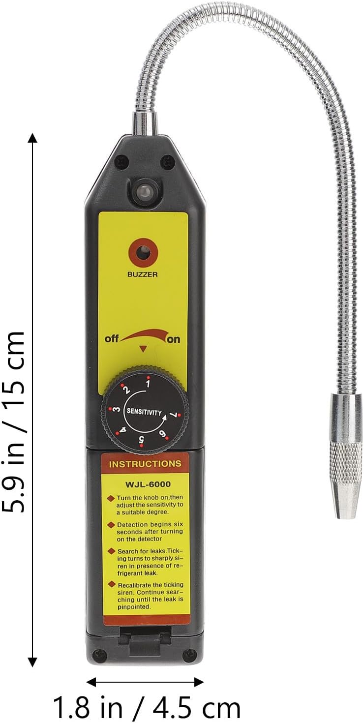 Leak Detector HVAC Halogen Gas Tester with Probe High Sensitivity for Leak Detection and HVAC Maintenance Tools - Image 2