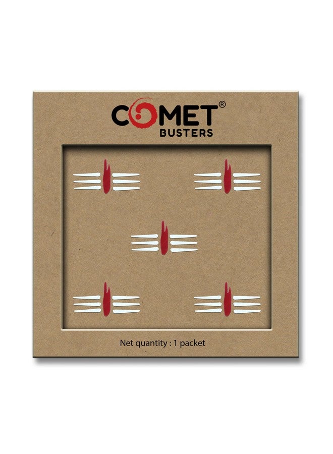 Comet Busters Mahakal White and Red Binids For Women & Giirls (BIN388PACK) (BIN388PACK01) - Image 1