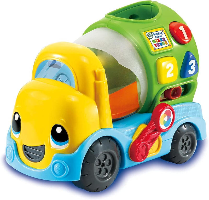 ليب فروغ لعبة LeapFrog 601903 شاحنة خلط الألوان النطاطة، لعبة تعليمية للأطفال الرضع، فرز الأشكال الموسيقي التعليمي، أصوات للأطفال الرضع والأطفال الصغار من عمر 6 أشهر فما فوق، للأولاد والبنات - Image 1