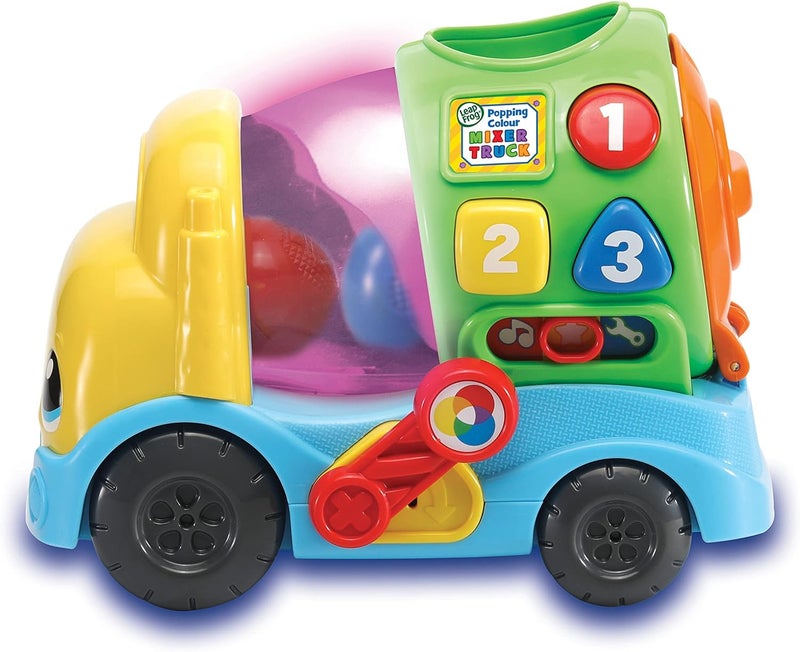 ليب فروغ لعبة LeapFrog 601903 شاحنة خلط الألوان النطاطة، لعبة تعليمية للأطفال الرضع، فرز الأشكال الموسيقي التعليمي، أصوات للأطفال الرضع والأطفال الصغار من عمر 6 أشهر فما فوق، للأولاد والبنات - Image 5