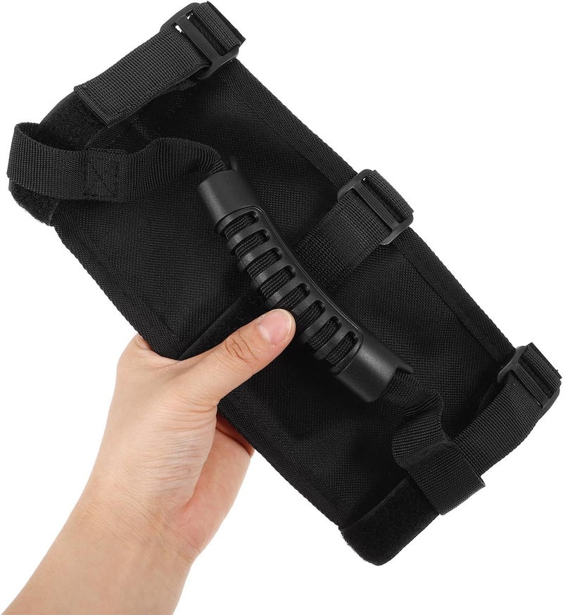 GANAZONO Roll Bar Grab Handle Wide Grip Vehicle Replacement Hook and Loop Automotive Accessory for Off-Road 4x4 Convertible with Seat Back Mount, Sturdy Roll Bar Handle for SUV and Truck - Image 4
