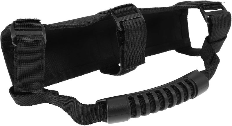 GANAZONO Roll Bar Grab Handle Wide Grip Vehicle Replacement Hook and Loop Automotive Accessory for Off-Road 4x4 Convertible with Seat Back Mount, Sturdy Roll Bar Handle for SUV and Truck - Image 1