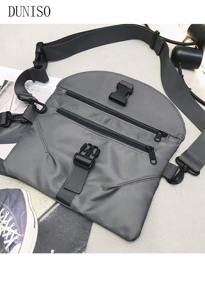 DUNISO Waterproof Sling Bag Crossbody Bag for Men Backpack for Men Sling Backpack Hiking Daypack Multipurpose Cross Body Bag Chest Bag  - Image 5