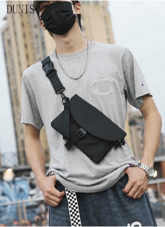 DUNISO Waterproof Sling Bag Crossbody Bag for Men Backpack for Men Sling Backpack Hiking Daypack Multipurpose Cross Body Bag Chest Bag  - Image 3