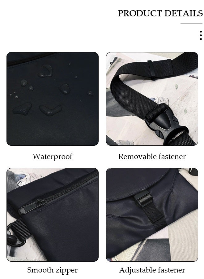 DUNISO Waterproof Sling Bag Crossbody Bag for Men Backpack for Men Sling Backpack Hiking Daypack Multipurpose Cross Body Bag Chest Bag - Image 3