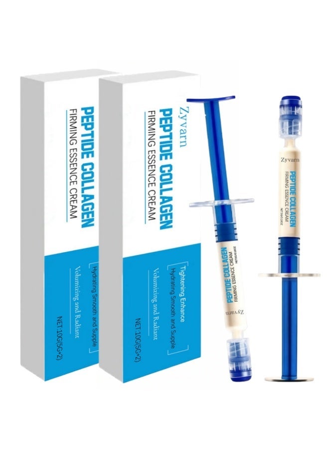 زيفارن 2-PACKS Double Peptide Collagen Firming Essence Cream | Promotes Collagen Regeneration and Improves Skin ElasticityDouble Peptide Collagen Firming Essence Cream | Promotes Collagen Regeneration and Improves Skin Elasticity 5g*4 - Image 1