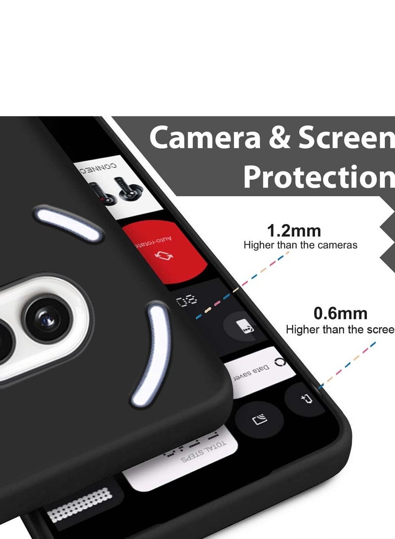 دبليو تيك غطاء حافظة سيليكون سائل بلس 5 جي 2024 - أسود - Image 2