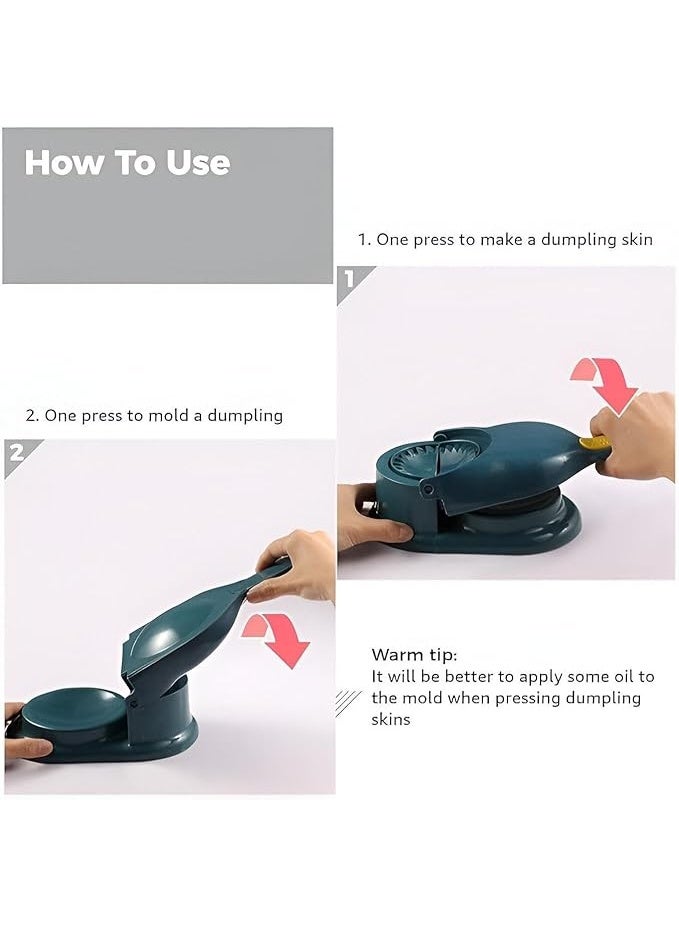 آلة صنع القطايف مع مكبس قطايف ومجموعة قوالب متعددة الوظائف، أداة DIY لصنع القطايف، مادة ABS آمنة للاستخدام المنزلي في مطبخك  - Image 4