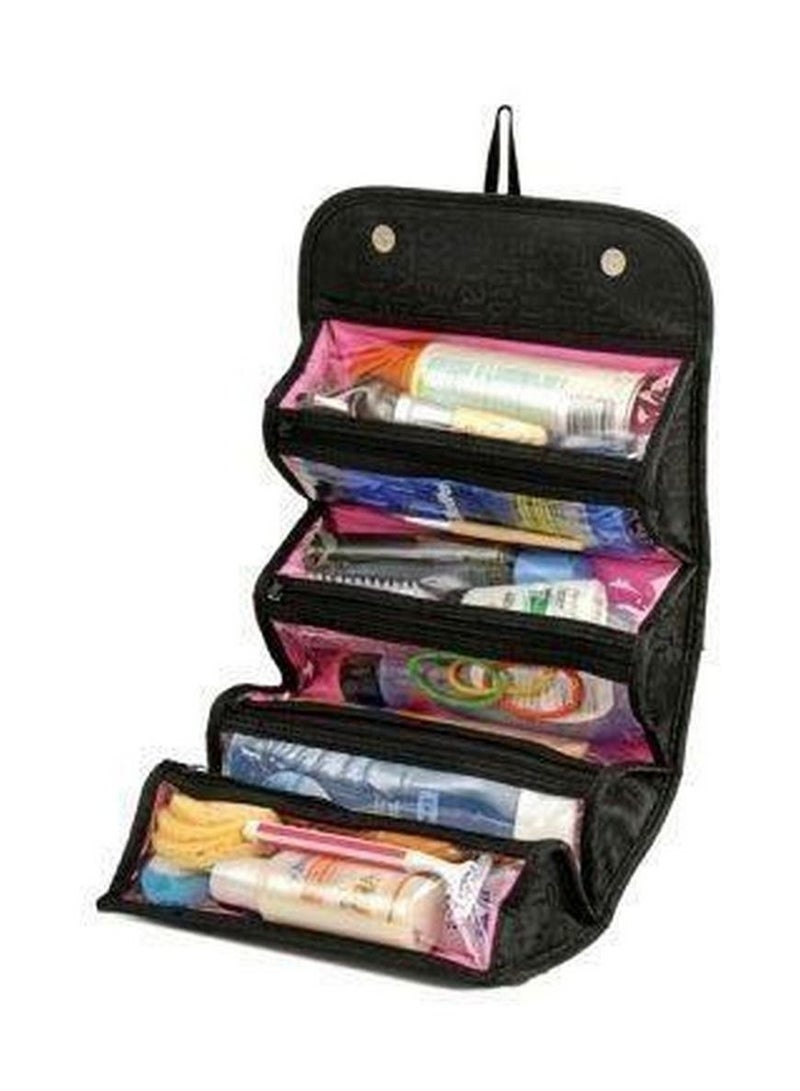 BLOOMING TIME The Black Roll N' Go Makeup Tools Travel Bag - Image 1