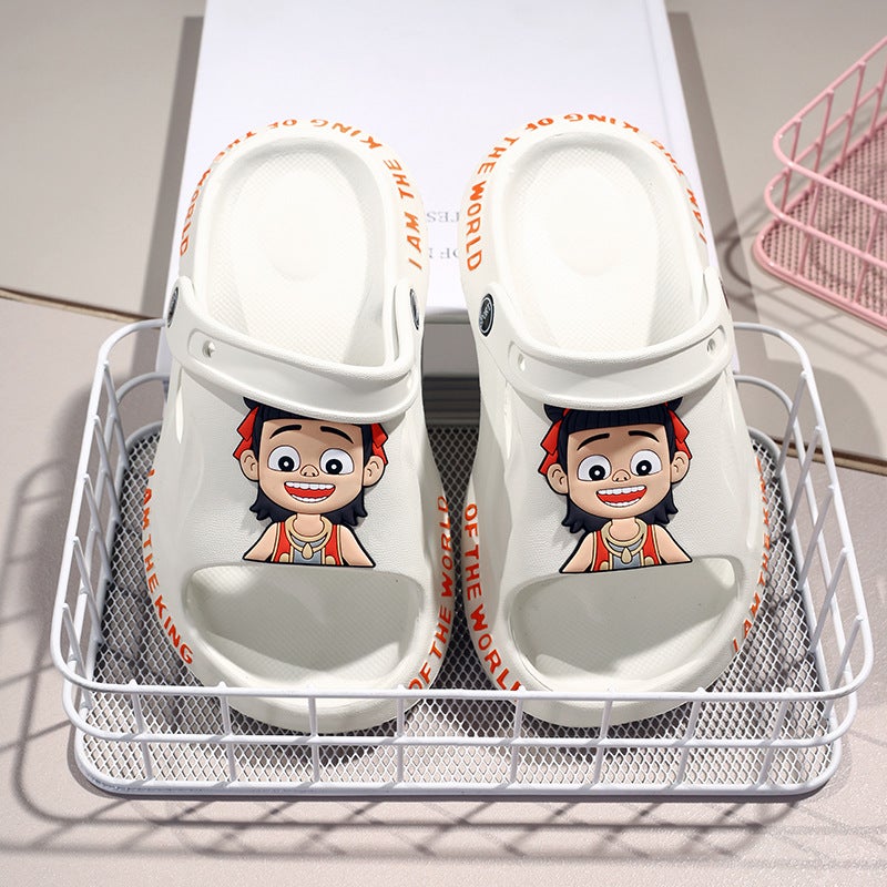 Explosions Of Children'S Slippers Eva Men'S Middle And Big Children'S Leisure Breathable Children'S L Sandals And Slippers One-Word Slippers - Image 1