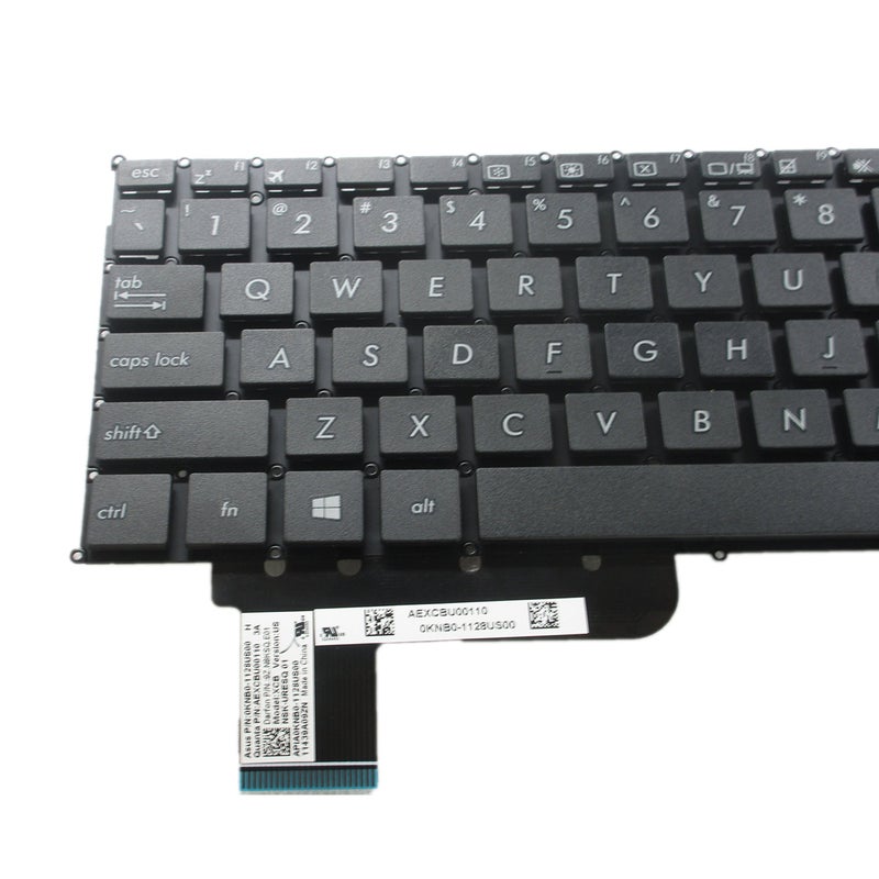 SUNMALL Laptop Replacement Keyboard Without Frame Compatible with ASUS X200 X201E X202E Q200 Q200E S200 S200E R200 R200E R201E F201E R202E Series, US Layout Black Color - Image 5