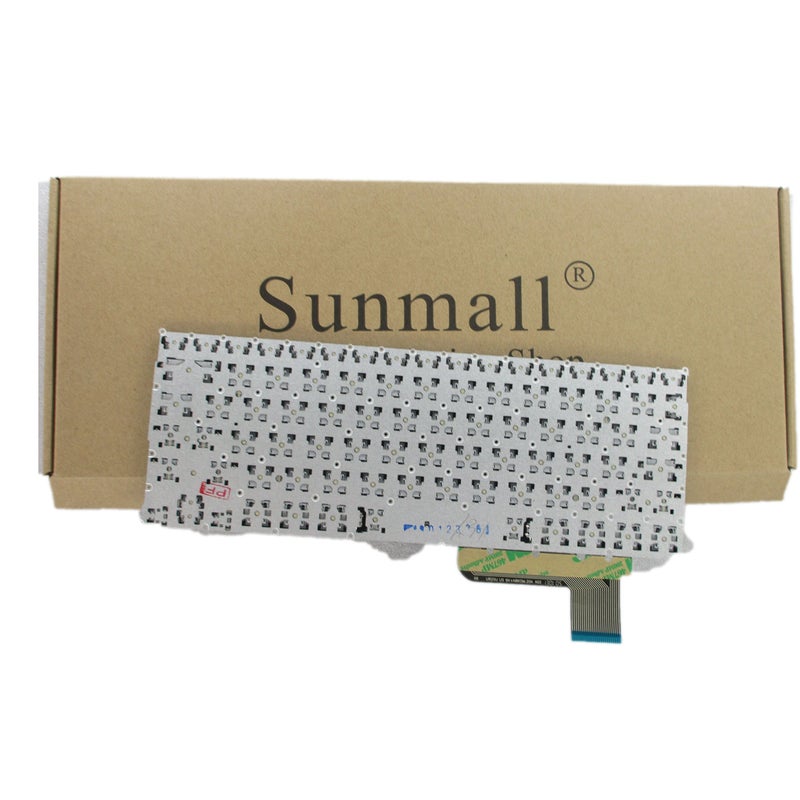 SUNMALL Laptop Replacement Keyboard Without Frame Compatible with ASUS X200 X201E X202E Q200 Q200E S200 S200E R200 R200E R201E F201E R202E Series, US Layout Black Color - Image 2