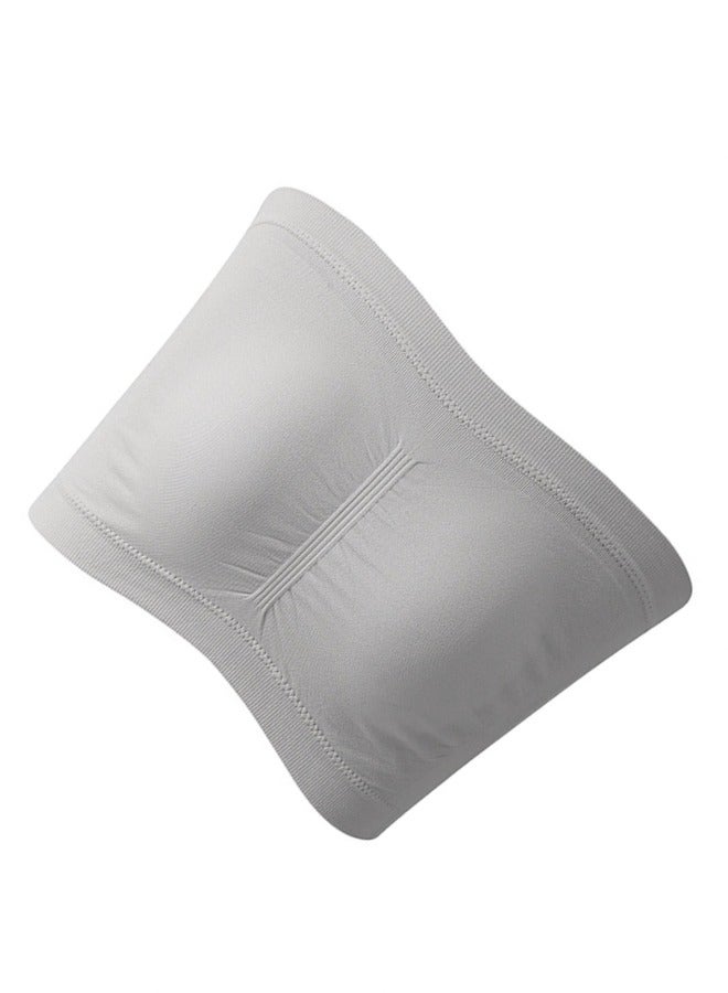 Loquat Seamless One Line Sports Bra Silver Gray  - Image 2