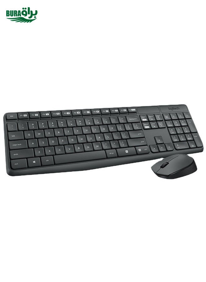 BURAQ Logitech MK235 Wireless Keyboard Mouse Set  - Image 1
