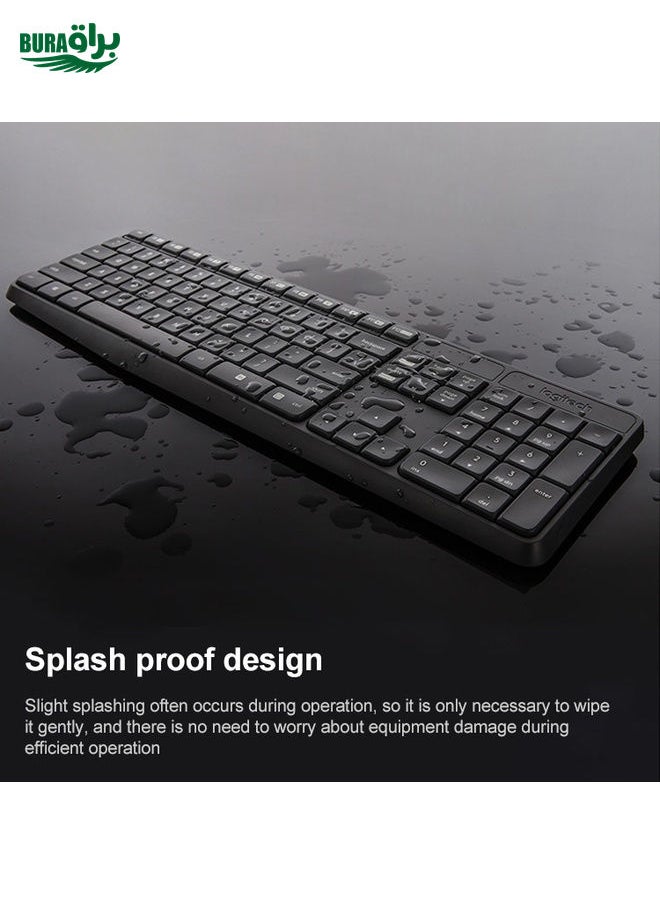 BURAQ Logitech MK235 Wireless Keyboard Mouse Set  - Image 5