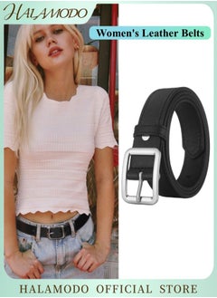 Women's Leather Belts Fashion Dress Belt with Solid Pin Buckle Durable Waist Belt Waistband Soft Leather Belt for Jeans Pants - pzsku/Z4DD2B99D7DA3C1090895Z/45/_/1740478665/7cc40eff-ee5e-4261-ac07-45462a6cbc25