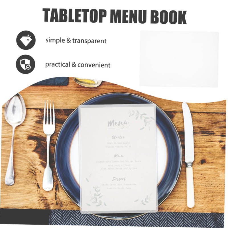 Artibetter 30 Hard Plastic Sleeves Document Protectors for Photos Menus Posters - Image 4