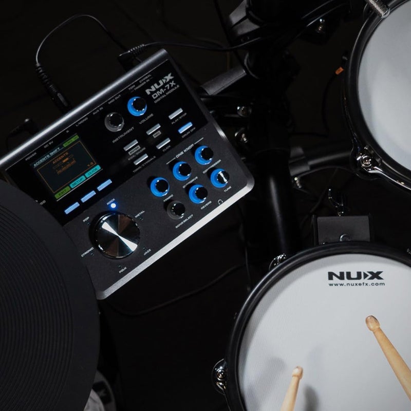 NUX طقم الطبول الإلكتروني NUX DM-7X مع رؤوس شبكية بالكامل - Image 5
