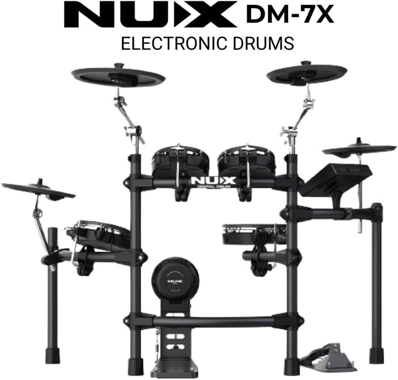 NUX طقم الطبول الإلكتروني NUX DM-7X مع رؤوس شبكية بالكامل - Image 2