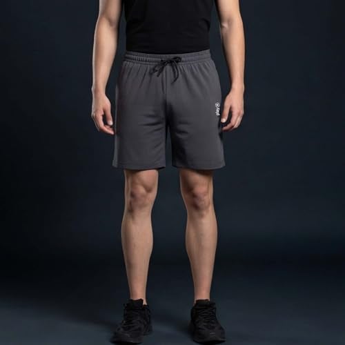 playR Men’s Adult Run Shorts – Dark Grey, FLEXVENT Regular Fit Athletic Shorts for Adults, Breathable, Lightweight Gym & Training Wear for All-Season Comfort - Image 2