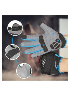 KASTWAVE Cycling Gloves, Full Finger Mountain Bike Gloves, Winter Thermal Touch Screen Gloves, Breathable Touchscreen Biking Gloves for Men Women Camping, Cycling, Running  - Image 4