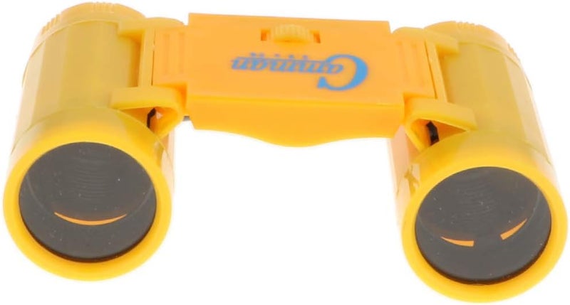 klarako Compact Binocular for Kids  with Neck Strap  Folding Binoculars Telescopes for Camping Travel Hunting, Outdoor Play  Yellow - Image 3