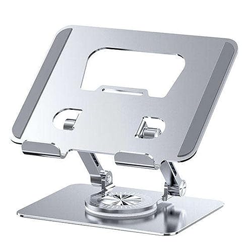 COOLCOLD Tablet Stand for Table, Adjustable Folding Aluminum Tablet, for I Pad, Tablet, Smartphones, Flexible Rotation Stand for Bad, Table, Office, Home ( Suitable for 7-12.9 inch ) Floor Stand - Image 1