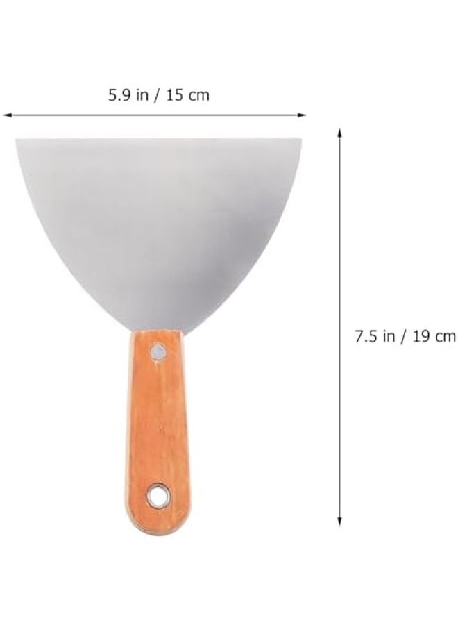 6 Pcs Steel Scraper Tool Flexible Polished Blades for Wall Paint and Putty Removal - Image 5