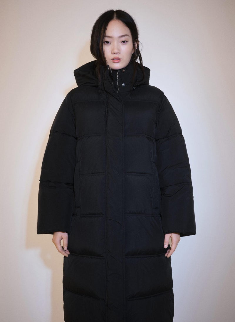 MANGO - Hood Quilted Coat - Image 1