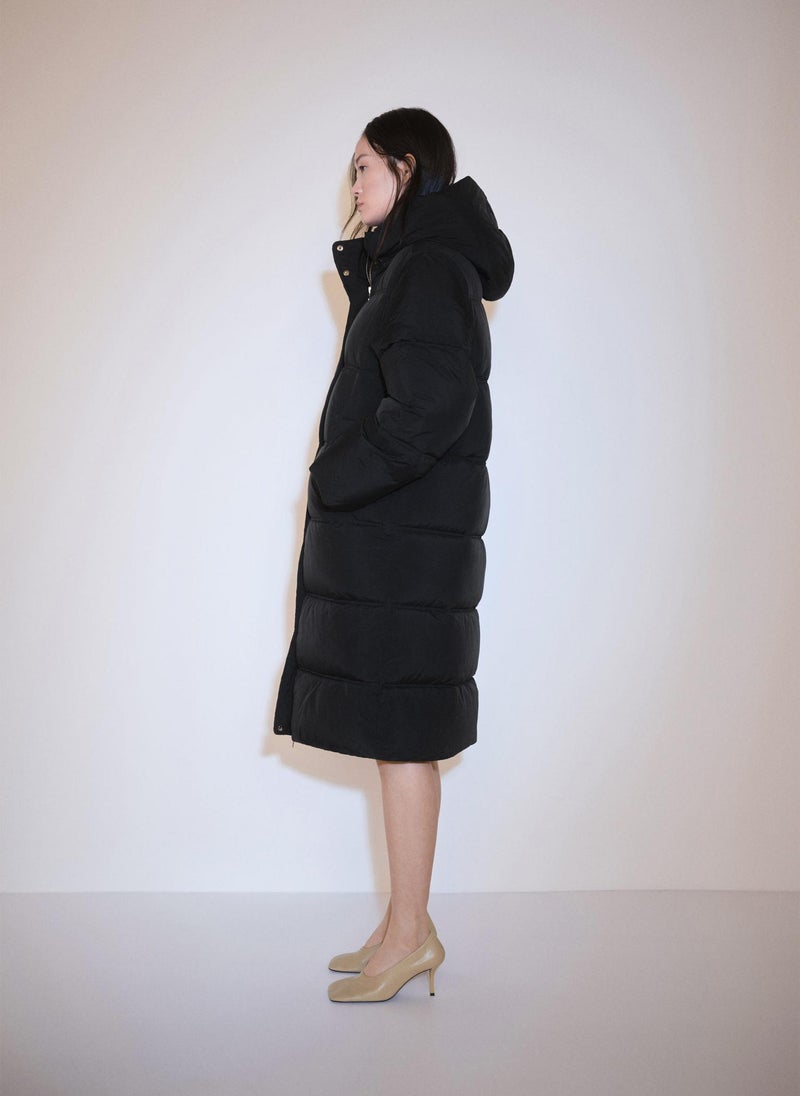 MANGO - Hood Quilted Coat - Image 1