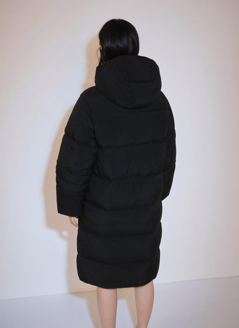 MANGO - Hood Quilted Coat - Image 1