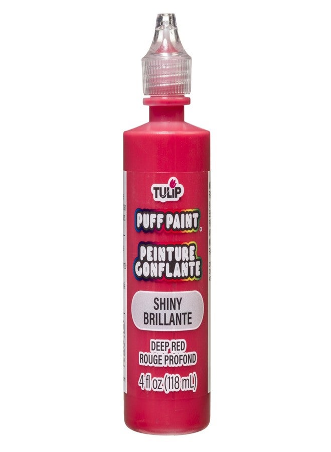 TULIP 41402 Dimensional Fabric Paint, 4 Fl Oz (Pack of 1), Slick Deep Red - Image 1