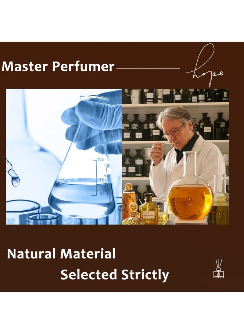 سان هان مجموعة معطرات الجو من القصب سعة 200 مل: معطر جو بمزيج من أزهار الكرز، معطرات جو تدوم طويلًا، للمنزل، غرفة النوم، الحمام، المكتب (تركيز 10%) - Image 4
