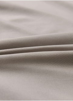 LUNA Home 1 Piece Long Body Pillow Case Plain Cappuccino  - Image 3