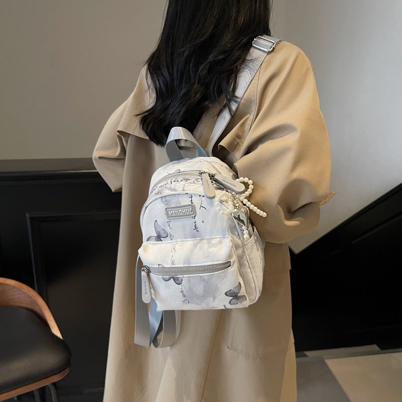 Chinese Style Butterfly Print Backpack - Image 1