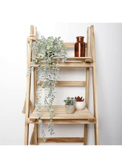 Generic Fake Hanging Plants in Pots Artificial Ivy Vine Leaves for Home Kitchen Garden Office Wall Mounted Shelf Decor 2 Pack Looks  - Image 4