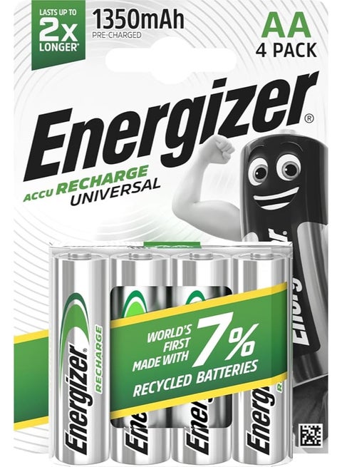 إعادة شحن بطارية يونيفرسال AA متعددة الأغراض قابلة لإعادة الشحن