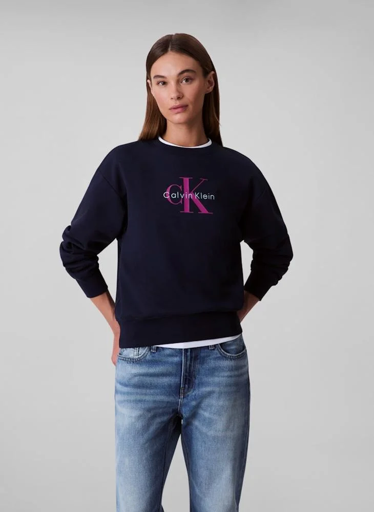 Calvin Klein Jeans Logo Pullover Sweatshirts