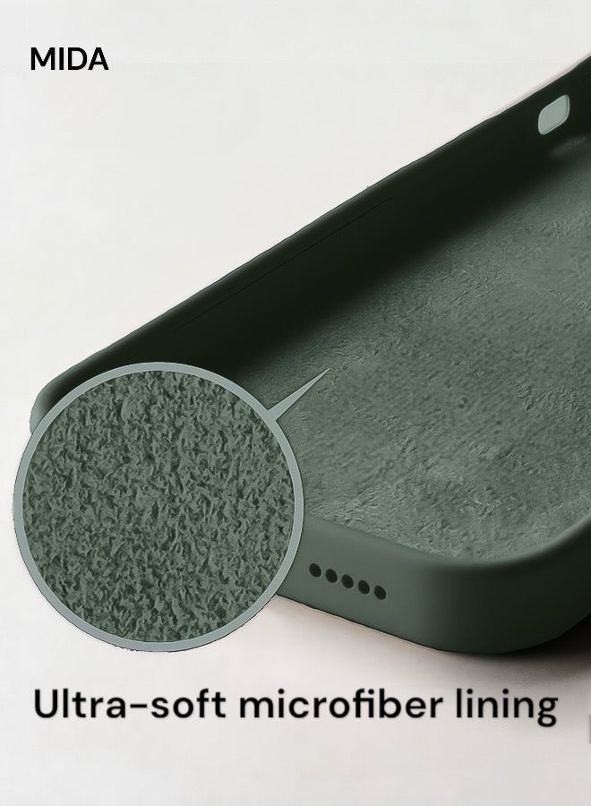 ميدا جراب ايفون 15,  حماية لكامل الجسم بملمس حريري ناعم، غطاء مضاد للصدمات مع بطانة من المايكروفايبر - Image 4