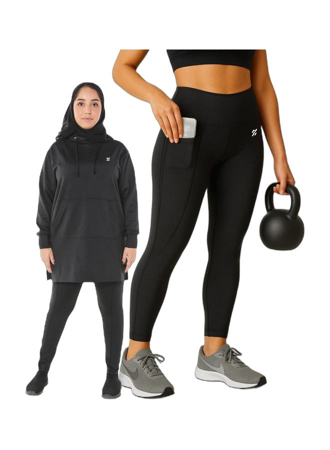 Moveletix Modest Activewear Hoodie & Leggings Luxury - Image 1