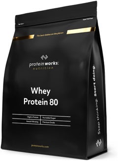 THE PROTEIN WORKS Whey Protein 80 Powder Low Calorie Protein Shake Whey Protein Shake 28 Servings Vanilla Creme 1Kg  - Image 5